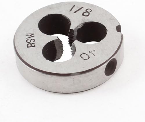 AEXIT 20mm vanjski umire dia 5mm debljine 1/8 BSW okrugli navoj dim ručni navojni alat