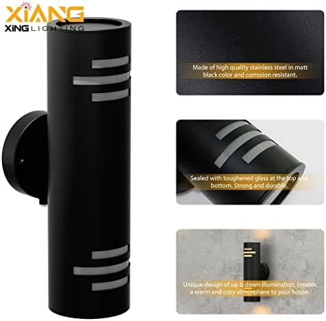 Xiang Xing rasvjeta za zoru vanjska zidna svjetla, 668b / psr, vodootporna zidna sconce, rđa i sve otporna
