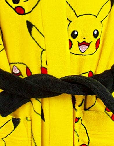 Pokemon kućni ogrtač deca dečaci devojke Pikachu 3D uši Pjs bade mantil