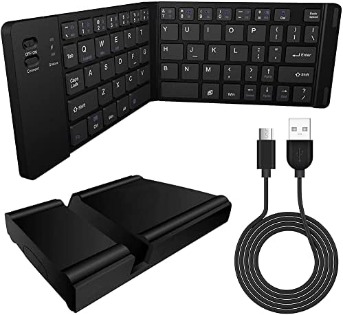 Radovi Cellet Ultra tanka sklopiva Bežična Bluetooth tastatura kompatibilna sa Toshiba Excite 7 sa držačem