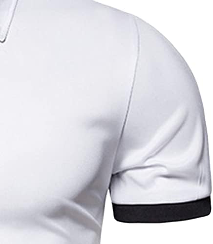 Muška modna klasična golf majica Casual Slim Fit Basic dizajniran TOP SOLD COLOR LEAL POSLOVNI KRATKI rukav