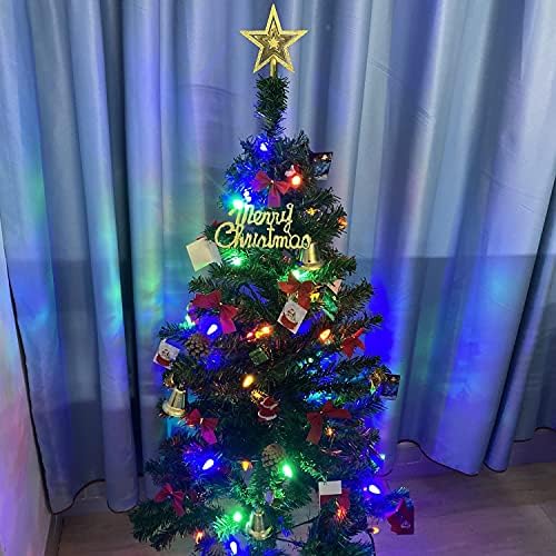 1001 LIGHTSUPPLY ograničena višebojna Božićna svjetla 17ft 50 LED zelena žica Fairy Zvjezdana Mini žičana