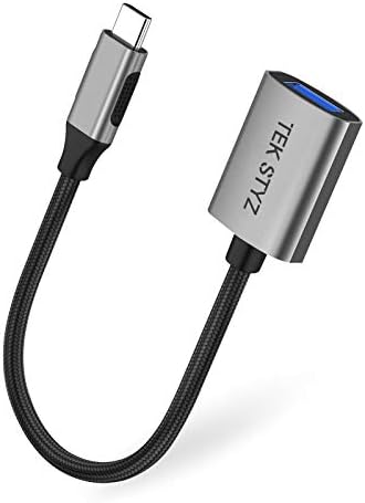TEK STYZ USB-C USB 3.0 adapter kompatibilan sa vašim Samsung Galaxy Tab S 10.5 OTG TIP-C / PD muški USB