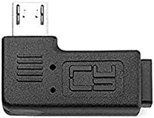 9mm dugi konektor 90 stepeni pod pravim uglom Micro USB 2.0 5Pin muški na Mini USB Ženski Adapter za proširenje