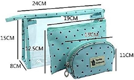 Strane prenosive kozmetičke torbe set od 3 različite veličine šminke i toaletna torbica torbica za putovanja