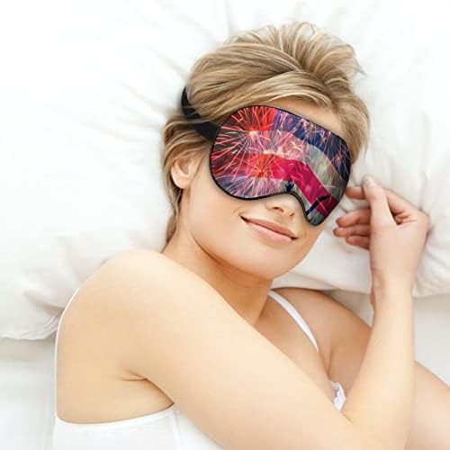 4. jula gužva vatromet mekano maska ​​za oči efektivna maska ​​za spavanje spavanja Udobnost za povezivanje