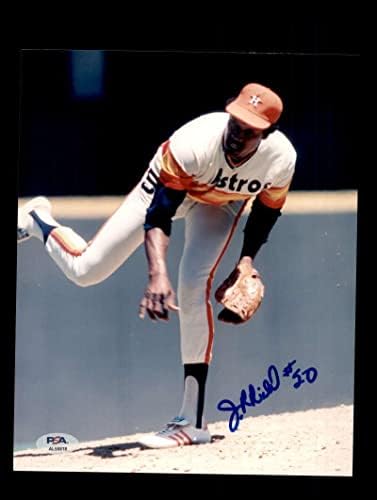 J.r. Richard PSA DNK potpisao 8x10 fotografija Astros Astros - AUTOGREMENT MLB Photos