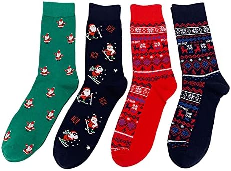Božićne čarape za muškarce ili žene Ležerne prilike pamučne pamučne sportove Sportski slobodno vrijeme Tople