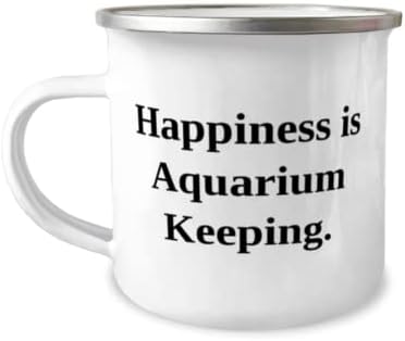 Šaljivi pokloni za čuvanje akvarija, sreća je čuvanje akvarija, epski odmor 12oz pokloni za kamper šolje
