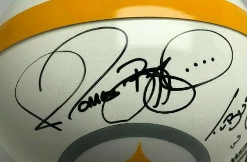 Jerome Bettis potpisao F / S kacigu sa autobuske stanice u Kantonu HOF 15 NFL kacige sa potpisom PSA