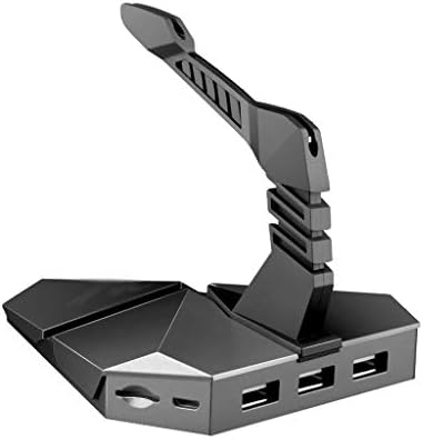 XXXDXDP LED svjetlo 3-Port Bungee USB Hub Splitter SD čitač kartica Stezaljka za miš USB 2.0 data Gaming