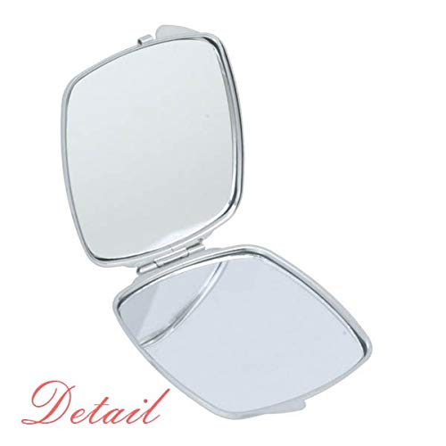 Geometrijska Guska Origa Uzorak Ogledalo Prijenosni Kompaktni Džepni Makeup Dvostrano Staklo