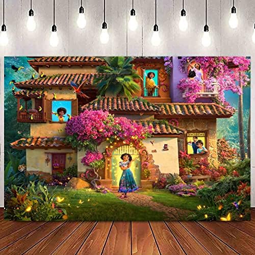 Magic film pozadina za Grils rođendanske potrepštine dekoracije 5x3ft Magical House Hretan Rođendan pozadini