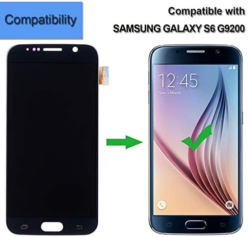 Novi Super Amloed displej ekran osetljiv na dodir kompatibilan sa Samsung Galaxy S6 G920 G920A G920i G920T