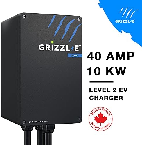 Grizzl-e Duo nivo 2 utikač u ev punjaču, do 40 ampera, dva Premium kabla od 24 stope