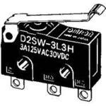 OEM Omron D2sw - 3L3MS, prekidač Snap Action No / Nc SPDT simulirana poluga šarke valjka 3A 250VAC 30VDC 0.59 N žica za montiranje na vijke