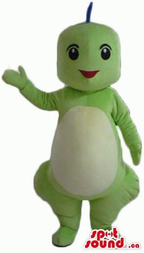 Spotoun sa Green Spotty Dragon Mascot Canada kostim crtani lik Fancy haljina