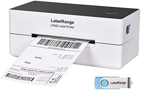LabelRange štampač etiketa 4x6, sa držačem etiketa, 300dpi komercijalni termalni štampač etiketa - odličan