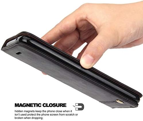 Lbyzcase futrola za telefon Moto G8 Power Lite[nije za Moto G8 Power], preklopni kožni novčanik otporni