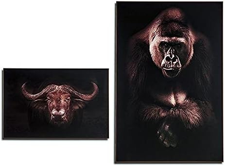 Poklon Decor S3606481 okvir od bakra i MDF-a, Buffalo / Gorilla, 3 x 121 x 81,5 cm