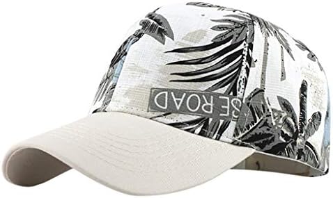 Unisex pamuk sunčani šešir oprao platneno ljeto bejzbol kapa vizira kravata tiskana tiskana atletika Podesivi kape na otvorenom za žene