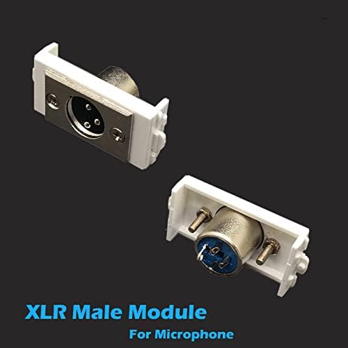 Zidna ploča sa LC dupleksom + XLR mikrofonom + LC dupleks tipkalni modularni modularni optički priključni