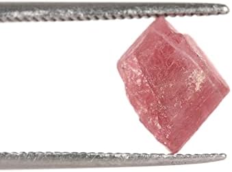 Gemhub Brazilski turmalinski sirovi grubi zacjeljivanje kristala 3,05 ct. Labavi dragulj, ružičasti turmalin