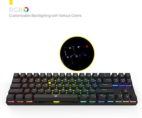 DREVO Calibur 71-tipka RGB LED pozadinskim osvjetljenjem Wireless Bluetooth 4.0 / Wired Gaming mehanički