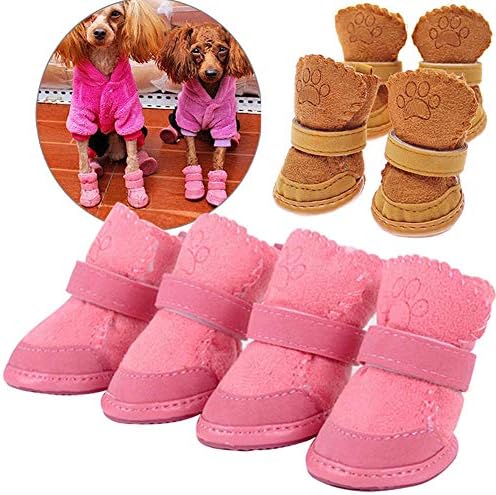 Haixclvye Slatke čizme za pse mekani ljubimac šap štitnik protiv klizanja cipele za pse Chihuahua meke jedine