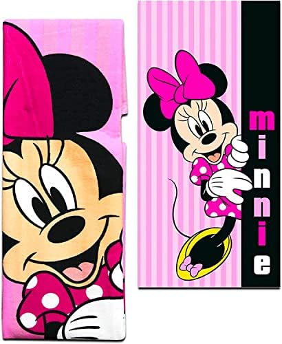 Classic Disney Minnie Mouse Plaža / ručnik za bazen za djecu - paket sa ručnikom Minnie Microfiber, torba
