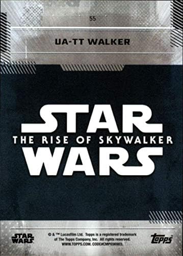 2019 TOPPS Star Wars Raspon Skywalker serije Jedna 55 UA-TT Walker Trgovačka kartica