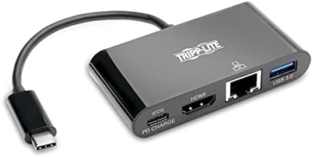 Tripp Lite USB C to HDMI Multiport Adapter Converter priključna stanica 4K@30Hz w / USB-a Hub, Gigabit Ethernet