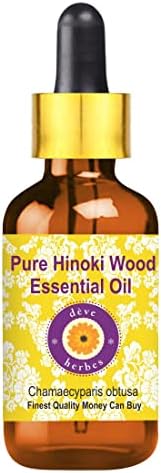 Deve Herbes Čisti Hinoki Drvo esencijalno ulje sa staklenim parom destiliranim parom 10ml