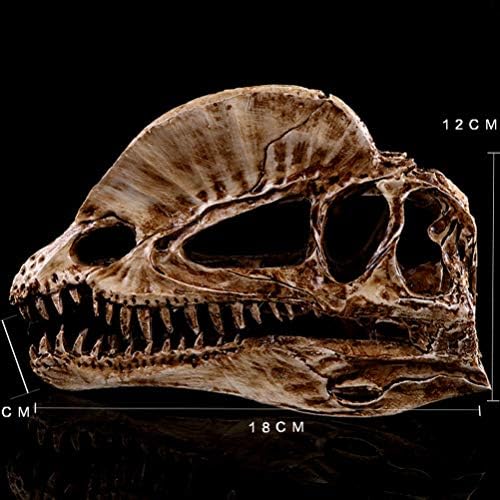 Nuobesty Resin Dinosaur skeleton Dekoracija akvarij Dinosaur lobanje skelen ukras za riblje spremnik Akvarij