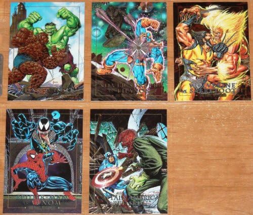 Marvel Masterpieces Series 1 COMPLET 5 SPECTRA SPETTRA
