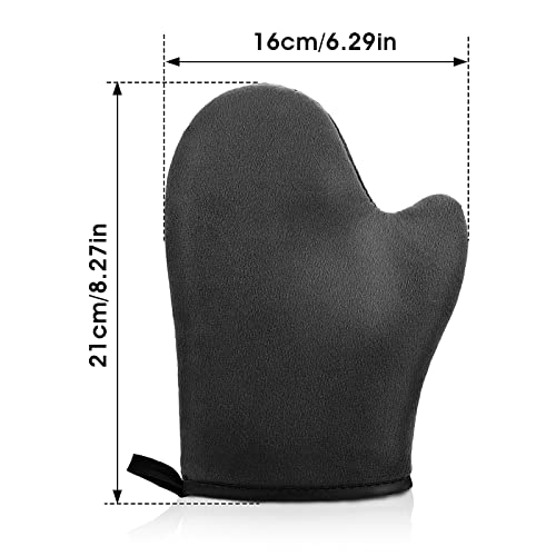 Wllhyf aplikator za rukavice za samotamnjenje, rukavice za Samopotamnjivanje 3D dizajn Ultra Meki aplikator za samotamnjenje rukavice za rukavice za tamnjenje lica za leđa losion za samotamnjenje rukavica za vaša leđa