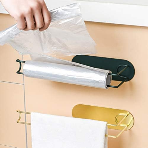 Cabilock metalni držač papirnih ručnika kuhinjska prozirna folija stalak držač papirnih ručnika ručnik Bar