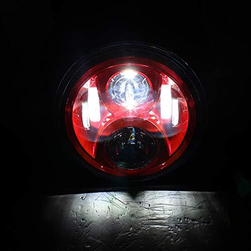 Akmties motocikl 7 LED projektor farova kompatibilan za Motorcycle Road King, sa 4,5 inčnim LED prolaznim