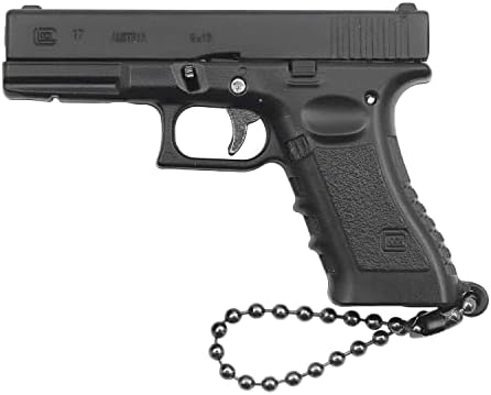 Doxiglobal 1: 3 G17 Pištolj Oblik pištolj Keychain Gun Model Complement Privjesak za poklon za muškarce