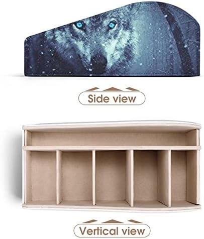 Arctic Snow Wolf TV držači za daljinsko upravljanje kutija olovka olovka sto za odlaganje Caddy sa 6 pretinca