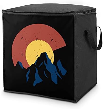 Kolorado Flag Mountain Velike torbe za pohranu s ceradom Organizator Organizator patentni zatvarač na vrhu