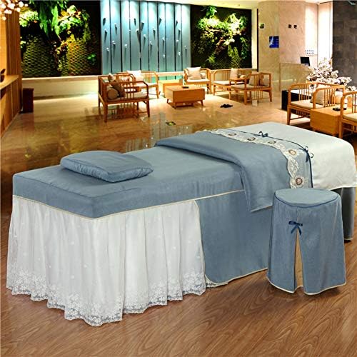 Jednobojni Setovi listova za masažu, jednostavna posteljina za masažu za masažu prilagođena koži, posteljina