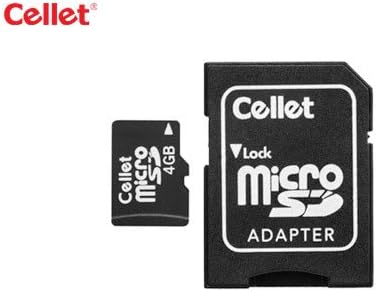 Cellet MicroSD 4GB memorijska kartica za Suncom SUNCOM Excalibur telefon sa SD adapterom.