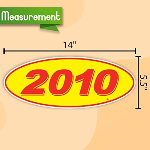 Versa Tags 2009 2010 2011 i 2012 ovalni model Godina prodavača naljepnica s ponosom izrađene u SAD-u ovalnog