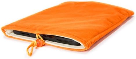 Boxwave Case kompatibilan sa Fujitsu Stylistic Q5010 - baršunastom torbicom, meka velur tkaninske vrećice sa crtežom za Fujitsu Stylistic Q5010 - Bold Orange