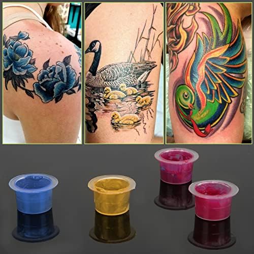 3000pcs Tattoo Ink Cups pigmentne šolje, kape za mastilo za tetoviranje, kape za tetoviranje mastila za