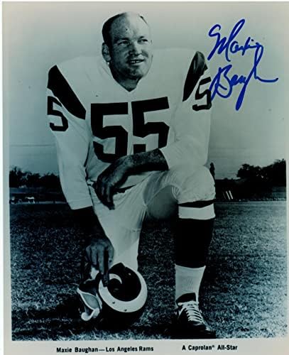 Maxie Baughan Los Angeles Rams Autographing 8x10 fotografija autogramirana - autogramirane NFL fotografije