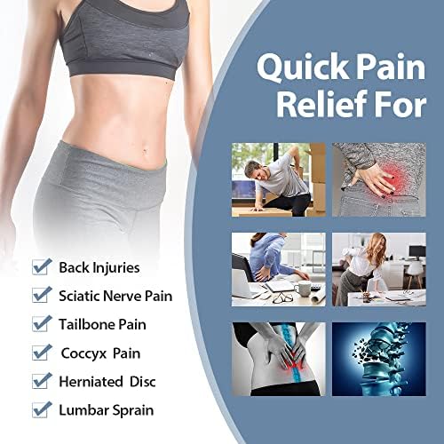 NEWGO paket leda za ublažavanje bolova u leđima, 2 pakovanja leda u donjem dijelu leđa omotajte toplo hladno